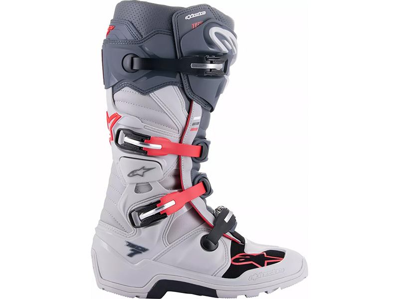 Tech 7 Enduro grau-rot 6